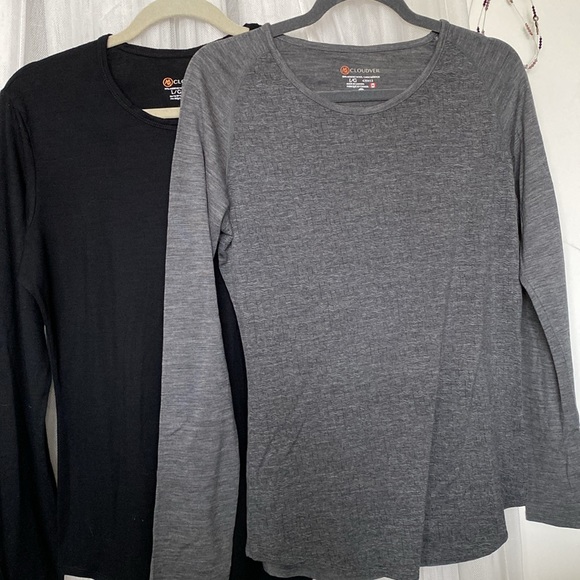 Cloudveil wool base  layer sweaters! Made in Canada 🇨🇦 skiing + all Size L - Picture 4 of 17